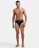 Men's Black Pure Cotton Briefs - Pack of 2
