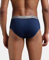 Men's Navy Pure Cotton Briefs - Pack of 2