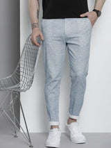 Men's Slim Fit Abstract Mid Rise Stretchable Chinos