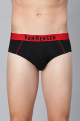 Men's Multicolor Cotton Colour Fresh Briefs Durable Elasticized Waistband, Ultra Soft - Pack of 2