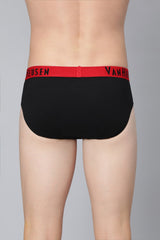 Men's Multicolor Cotton Colour Fresh Briefs Durable Elasticized Waistband, Ultra Soft - Pack of 2