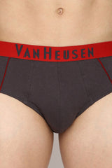 Men's Multicolor Cotton Fresh Briefs Durable Elasticized Waistband - Pack of 3