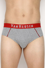 Men's Multicolor Cotton Fresh Briefs Durable Elasticized Waistband - Pack of 3
