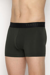 Men's Green Regular Fit 4 Way Stretch Body Defining Fit Solid Trunk - Pack of 1