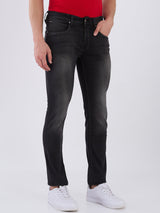 Mens Black Casual Slim Fit Jeans