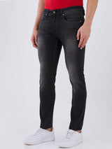 Mens Black Casual Slim Fit Jeans