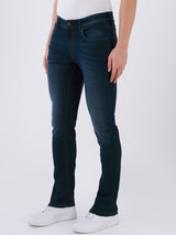 Mens Blue Casual Slim Fit Jeans
