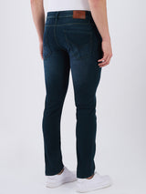 Mens Blue Casual Slim Fit Jeans