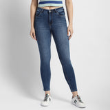 Women's Blue Casual Skinny Fit Solid Jeans