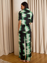 Women's Multicolor Everyday Regular Fit Printed Half Sleeves Night Suits