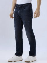 Men's Blue Casual Straight Fit Jeans