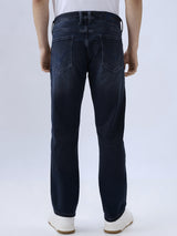 Men's Blue Casual Straight Fit Jeans