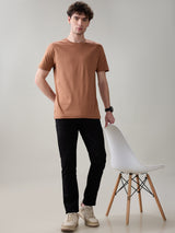 Men's Black Casual Solid Skinny Fit Jeans