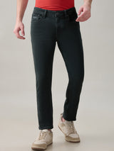 Men's Gray Casual Solid Skinny Fit Jeans