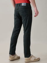 Men's Gray Casual Solid Skinny Fit Jeans