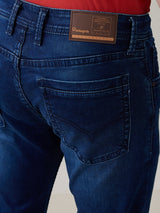Men's Blue Casual Solid Skinny Fit Jeans