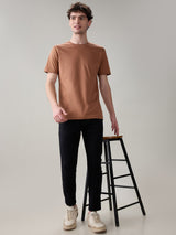 Men's Black Casual Solid Skinny Fit Jeans