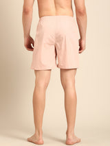 Men's Pink Cotton Regular Fit Boxer