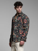 Men's Multicolor Casual Oversized Fit Printed Full Sleeves Shirt