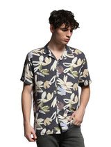 Men's Regular Fit Grey Shirt