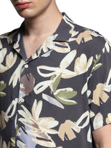 Men's Regular Fit Grey Shirt