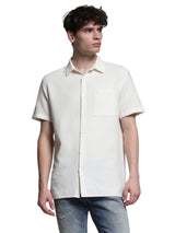 Men's White Regular Fit Shirt
