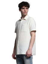 Men's White Regular Fit Shirt