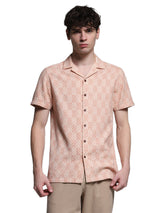 Men's Brown Regular Fit Shirt