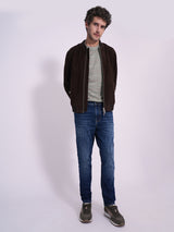 Men's Blue Casual Slim Fit Solid Jeans