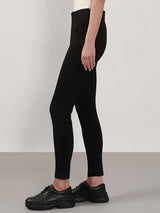 Women's Black High Rise Skinny Fit Jeggings