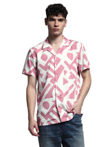 Men's Purple Regular Fit Shirt