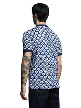 Men's Blue Regular Fit Polo Tshirt