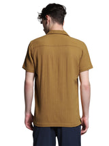 Men's Brown Regular Fit Shirt