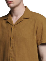 Men's Brown Regular Fit Shirt