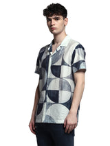 Men's Grey Regular Fit Shirt