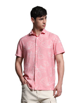 Men's Pink Slim Fit Shirt