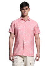 Men's Pink Slim Fit Shirt