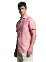 Men's Pink Slim Fit Shirt
