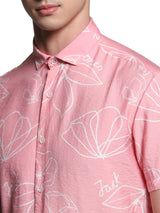 Men's Pink Slim Fit Shirt