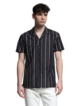 Men's Black Regular Fit Shirt