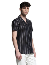 Men's Black Regular Fit Shirt