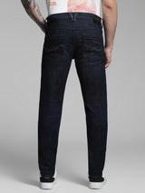Men's Blue Casual Slim Fit Solid  Jeans