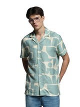 Men's Green Regular Fit Shirt