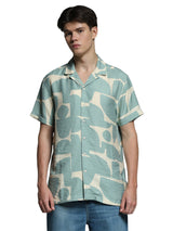 Men's Green Regular Fit Shirt