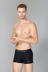 Men's Black Solid Swift Dry High Stretch Mesh AIR Series Active Trunk - Pack of 1