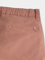 Boys Brown Casual Solid Cotton Trouser