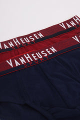 Men's Multicolor Sport Regular Fit Plush Back Elasticized Waistband Ultra Soft Solid Briefs - Pack of 2