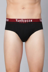 Men's Multicolor Sport Regular Fit Plush Back Elasticized Waistband Ultra Soft Solid Briefs - Pack of 2