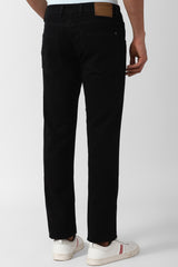 Men's Black Casual Slim Fit Jeans
