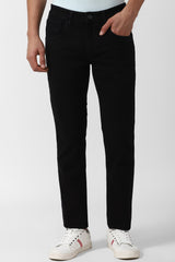Men's Black Casual Slim Fit Jeans